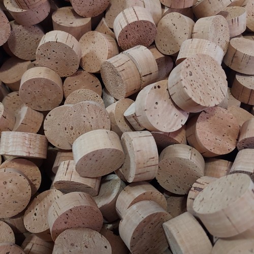 100 CORK RINGS 1.1/8" By 1/2" No Hole ( A Grade ) Portugal Fishing - Picture 11 of 13
