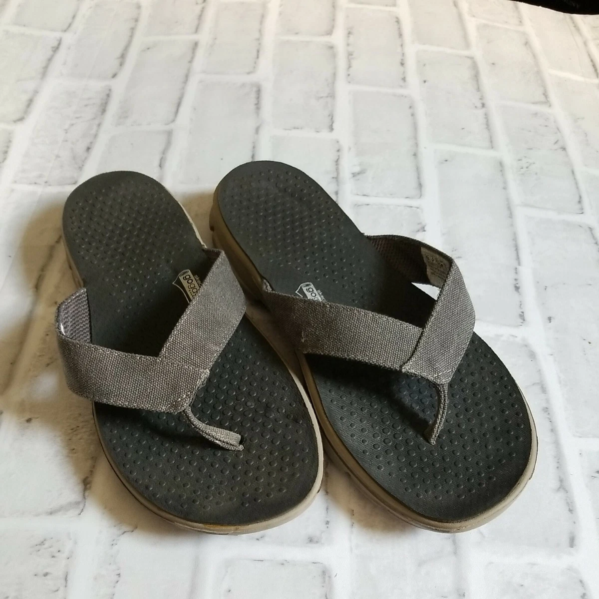 Skechers goga mat womens shop flip flops