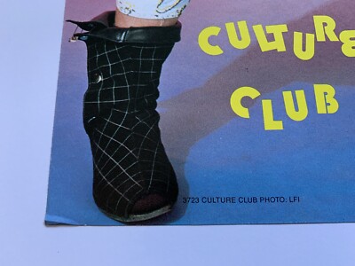 Original 1984 Culture Club Poster 20.5 x 28” 1980's New Wave Boy