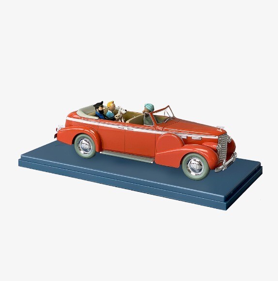 HERGE TINTIN TAXI CADILLAC V8 #03 Car Figure 1/24 Authentic Goods