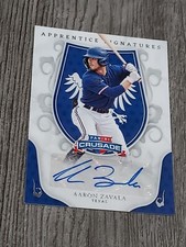 AARON ZAVALA 2024 CRUSADE AUTOGRAPHED ROOKIE CARD AS-AZL.