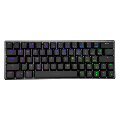 Cooler Master SK622 Black Keyboard RGB LED Low Profile Mechanical