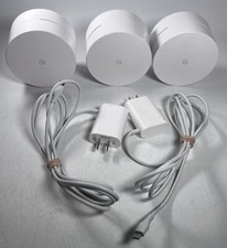 Google WiFi AC-1304 Wireless Router 3 Pack Only 2 Power Cords