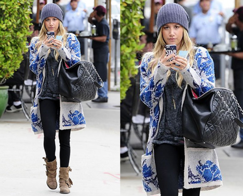 Free People Blue Gray Flower Power 