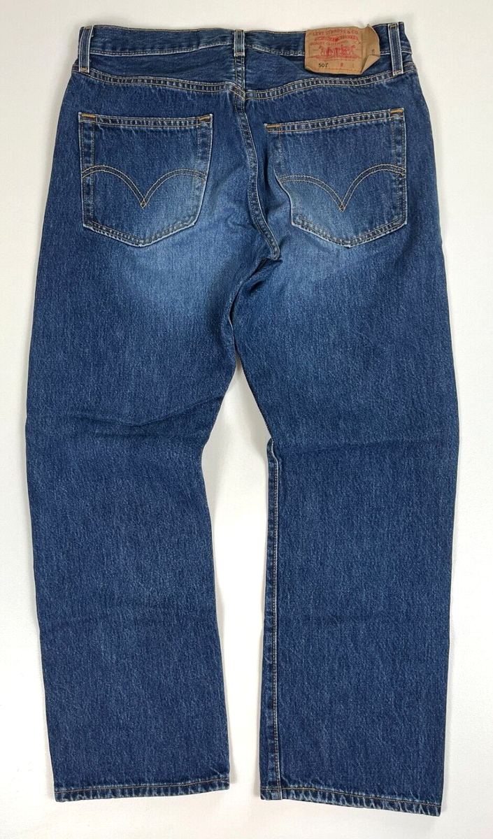 Men's Vintage 90s Levi's 501 Jeans Medium Wash Sz 33x30 | eBay
