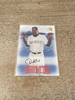 1998 E-X2001 Signature Autographs 2001 #2 Derrick Gibson - Colorado Rockies