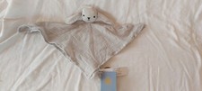 Doudou plat lapin mouton lange gris bio Boutchou Bout'chou Monoprix neuf étiquet