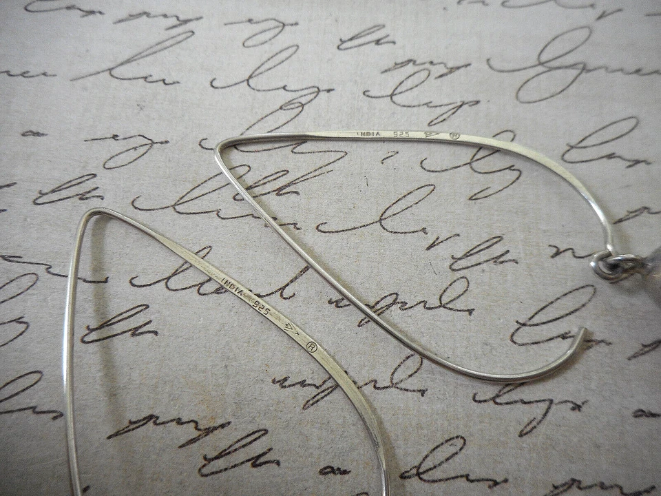 Silpada Sterling Silver Threader Earrings With Dangle 39T2 - Image 3 of 4