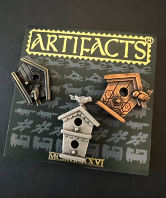 Artifacts 3 different style bird houses Pins by JJ | eBay