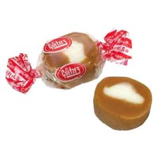 Goetze/s Vanilla Caramel Creams 8 LBs Bulls eye Wrapped Candy