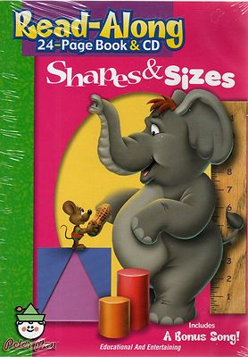 Shapes&Sizes: Read&Listen by Read-Along (Book&CD (DVD CASE), 2002) BRAND NEW