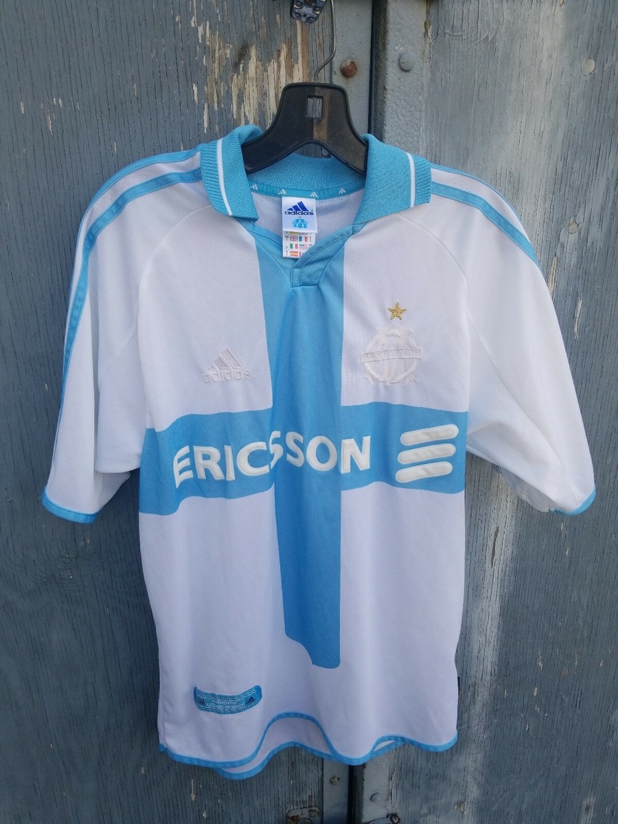 VINTAGE Adidas Droit Au But Ericsson Soccer Football Jersey Men's