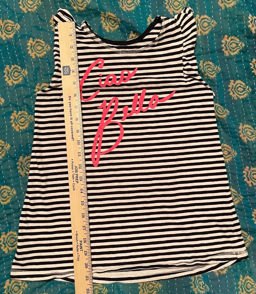 Tea Collection Ciao Bella Flutter Sleeve Tunic Girls XL - Image 3 of 4