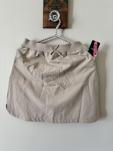 NWT IZOD Girls Size 14 Khaki Skirt Skort Pull On School Uniform Approved