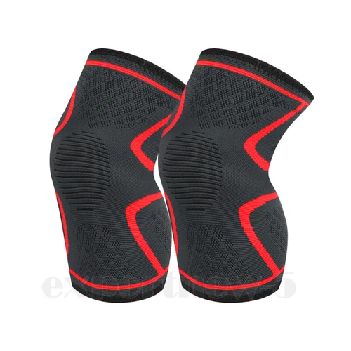 Elastic Knee Sleeve Support Brace for Joint Pain Injury Sprain Knee Cap Compress - Picture 37 of 66