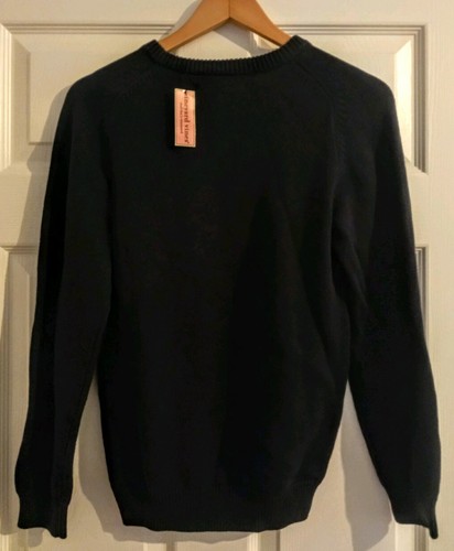 Vineyard Vines Boy's Whale Sweater Size L Navy Blue Color 100% Cotton NWT - Picture 2 of 3