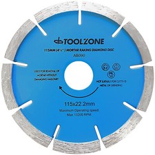 Mortar Raking Disc. Diamond pointing Raker Disc 115mm 4.5" angle grinder Blade