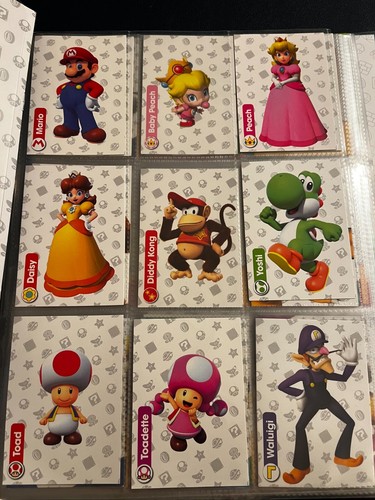 Super Mario Trading Cards Panini Sammelalbum + 67 Karten mit Limited Karten - Bild 4 von 8