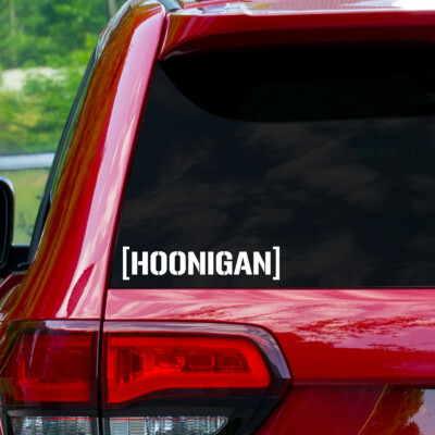 Hoonigan 6'' Wide Decal Window Decal | Ken Block Racing JDM 28 Different Colors!