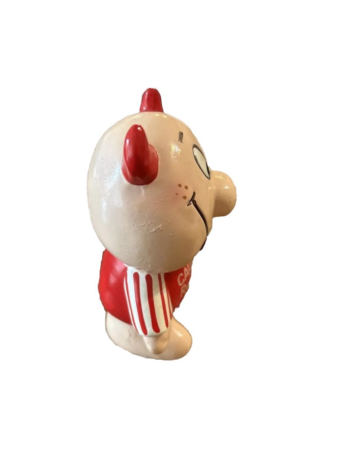 Russ Berrie & Co Ceramic Figurine Caution Red Hot Lover, Made in Korea