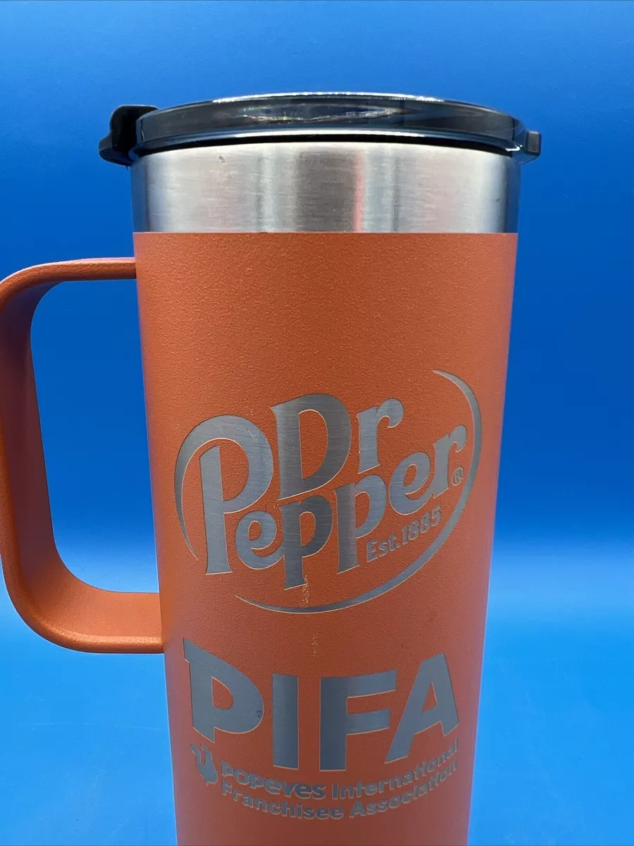 RTIC 20 oz Dr Pepper Travel Cup Hot Cold Double Wall Vacuum