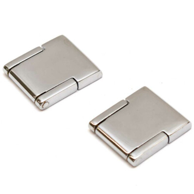 Osculati Boat Deck Hinges 38.196.00 | 1 7/8 x 1 1/8 Inch Chrome (Pair)
