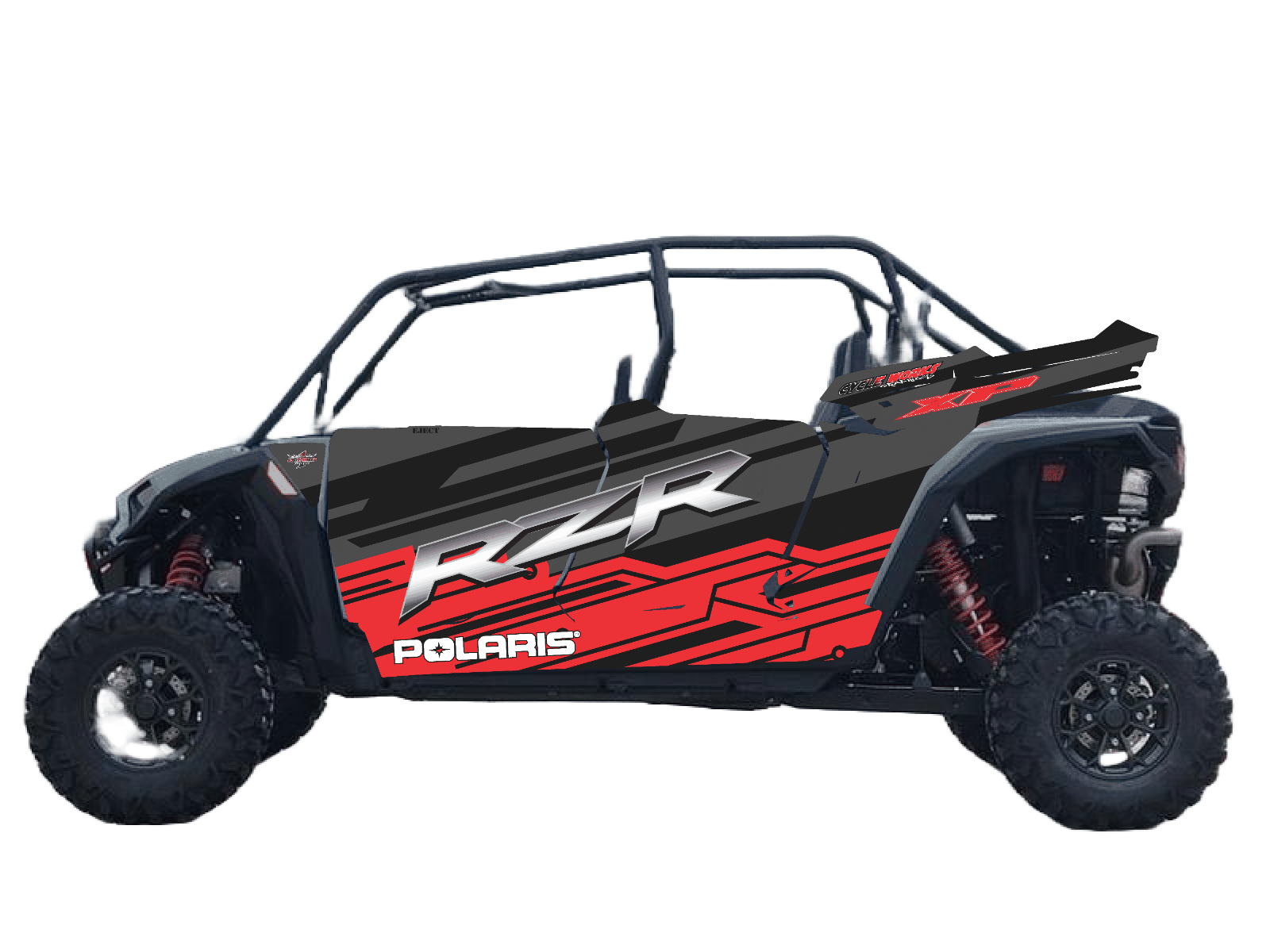Polaris 2024 RZR XP 1000 4 DOORS UTV RAZOR Graphics Kit Decal Sticker