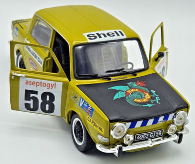 Simca 1000 Rallye 2 SRT No 58 1973 Acide Green 1 18 Norev 185699
