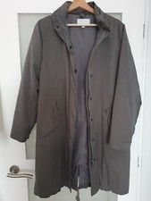 White Company Hooded Double Layer Coat Jacket Grey Size 10 Rrp £225