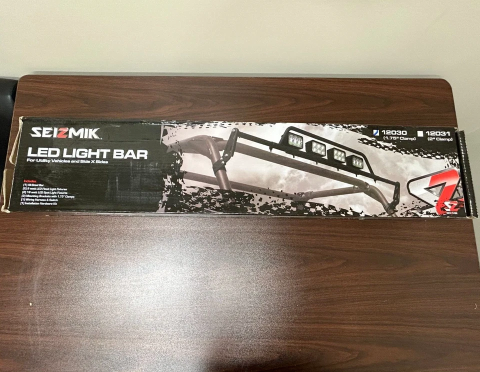 SM12030 - Barra de luz LED universal Seizmik 1,75 pulgadas (caja abierta) Foto 2 de 4