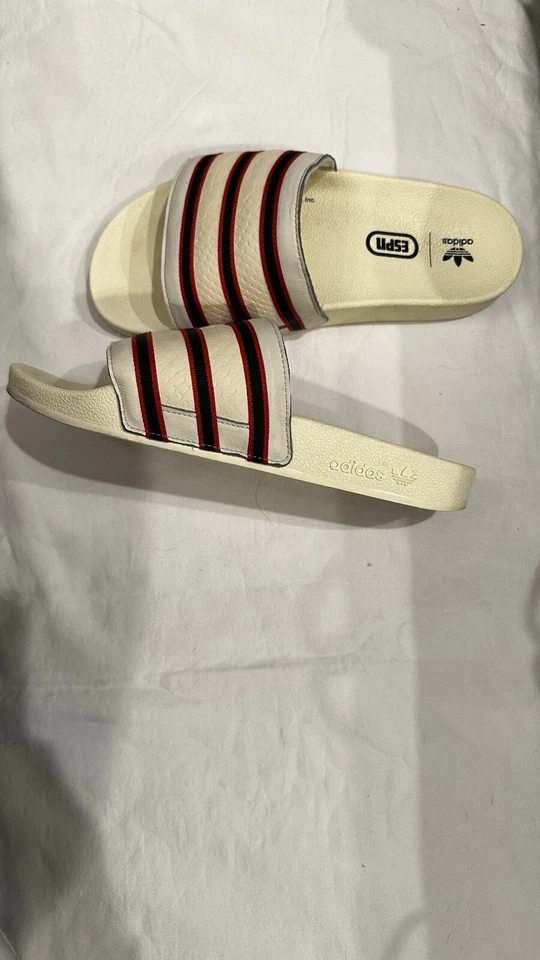 Adidas Adilette ESPN 1979 Mens Sport Sandals Slides Flip Flops Size 8 GZ1077 - Image 2 of 4