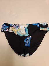 NWT TRINA TURK Sintra Floral Design Reversible Bikini Bottom Bottom Only ;Sz 6