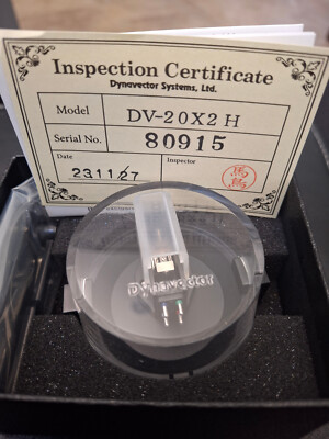 Dynavector DV-20X2/H High Output MC Cartridge / Made in Japan - New