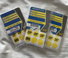 3000 Neon Garage Sale Labels Self-Adhesive Sticker Assorted Price Pack 10