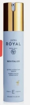 Jafra BONUS SIZE Royal Revitalize Extra Hydration Serum w/Vitamin E New in Box