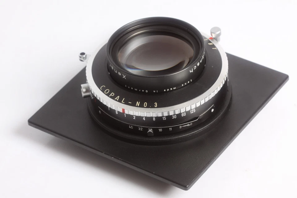 Schneider Kreuznach XENAR 5,6/300 Sinar auf COPAL No 3 Shutter auf Sinar Platte - Bild 4 von 4