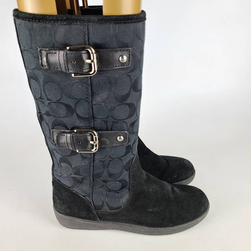 Coach Womens Tinah Boots Black 