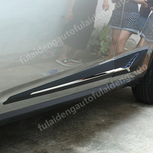 For Lexus NX200t NX300 2015-2021 ABS Side Bodykit Moulding Cover W/ Chrome Trim - Picture 2 of 6
