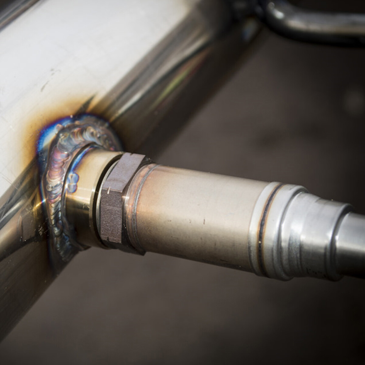 (2 Sets) 304 Stainless O2 Oxygen Sensor Bung Plug M18 X 1.5 Threaded Fittings