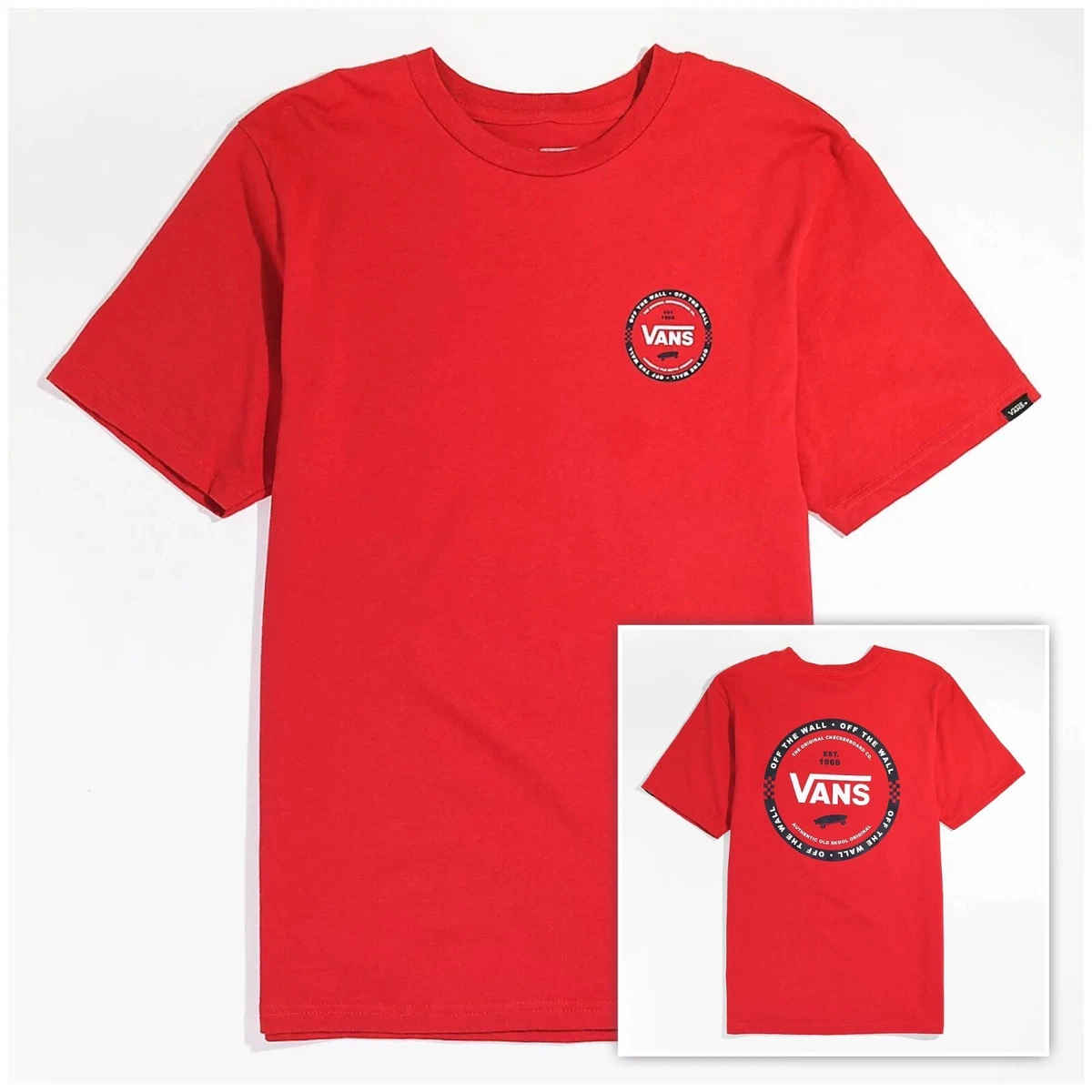 Vans check cheap t shirt