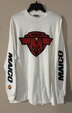 VTG MAICO Motocross Longsleeve Tshirt Crewneck 2XL Oneita PowerT USA Made