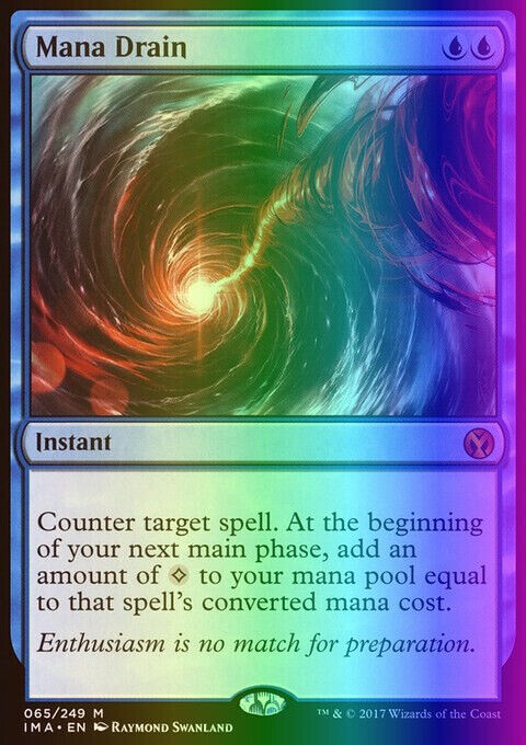 MTG Magic the Gathering Mana Drain (65/256) Iconic Masters MTG Magic the Gathering Mana Drain (65/256) Iconic Masters