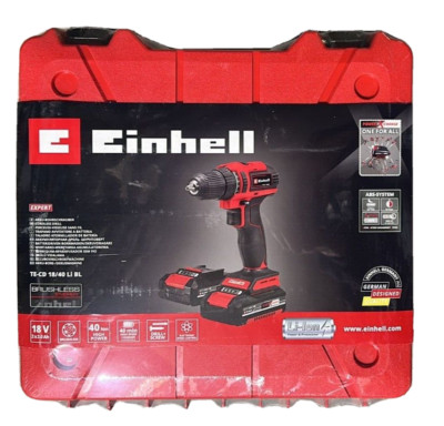 Einhell Akku-Bohrschrauber TE-CD 18/40 Li BL (2x2,0Ah) Akkuschrauber