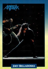 Joey Belladonna Of Anthrax, 1991 Rock Card