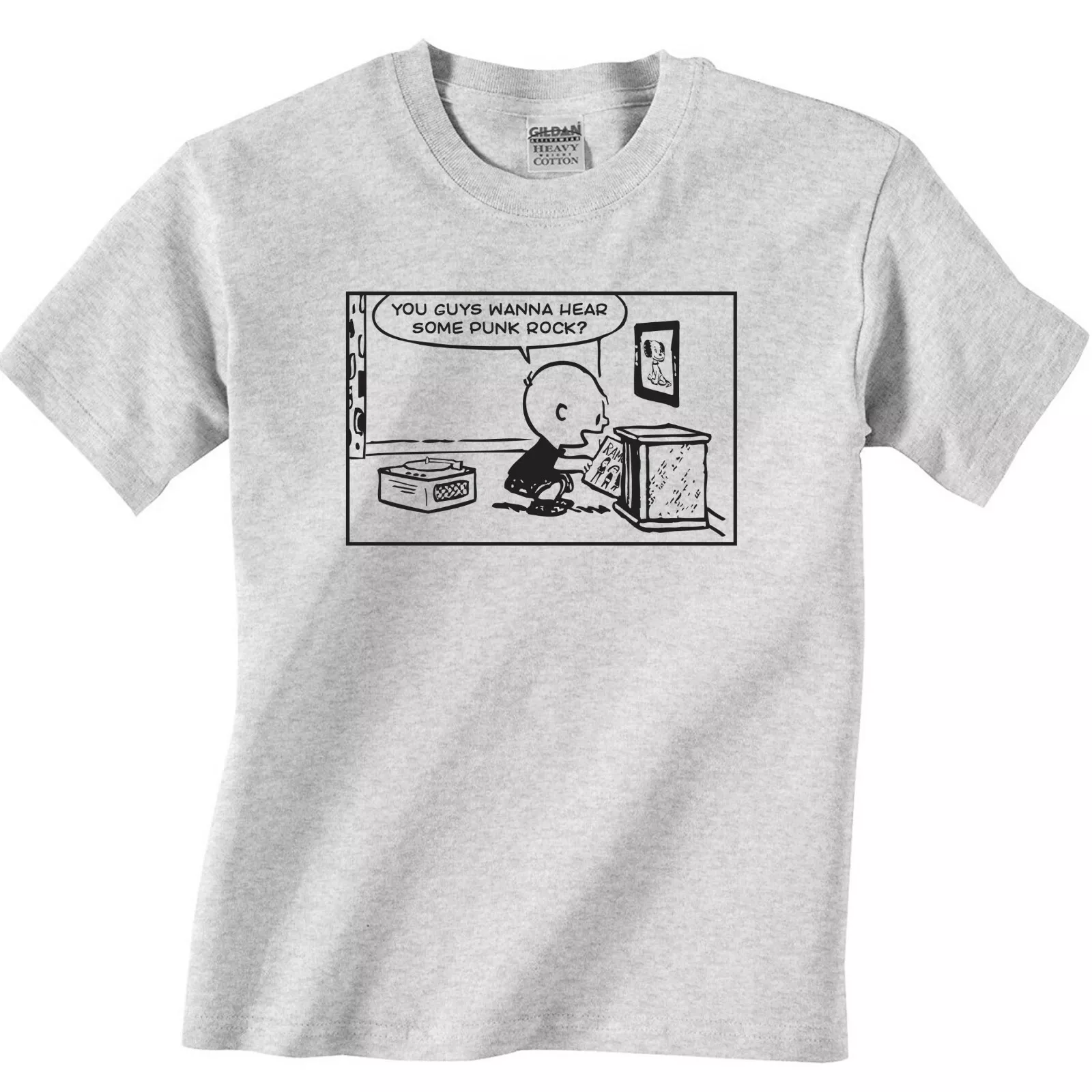 Punk Rock Charlie Brown Peanuts Unisex T-Shirt