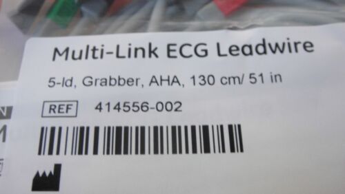 GE Multi Link ECG 5 Zestaw przewodów ołowiowych, AHA, 130 cm 414556-002 - Zdjęcie 1 z 4