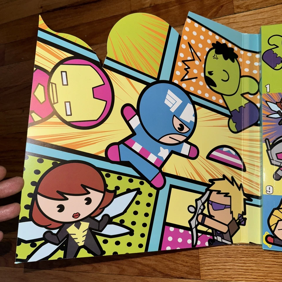 15 Days of Socks Marvel WMNS Iron Man Thor Black Panther Groot Hulk Avengers NIB - Image 2 of 4