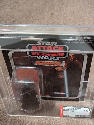 2011 Star Wars Vintage Collection VC51 BARRISS OFFEE (Jedi Padawan)  AFA 8.5