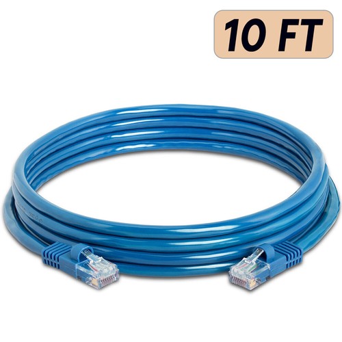 Blue CAT5e Cable RJ45 Cat5e Patch Cord Ethernet Network Internet Router Cable - Picture 7 of 16