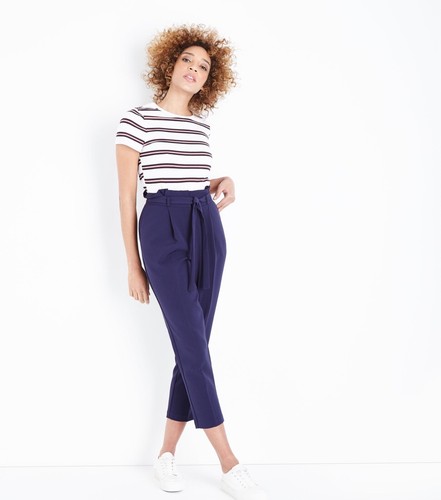 BN New Look PLUS SIZES Navy Tie Waist 